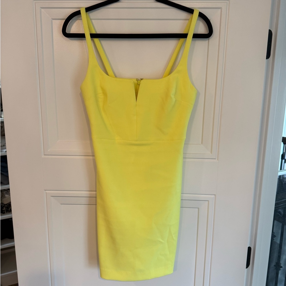 Likely Yellow Mini Dress
